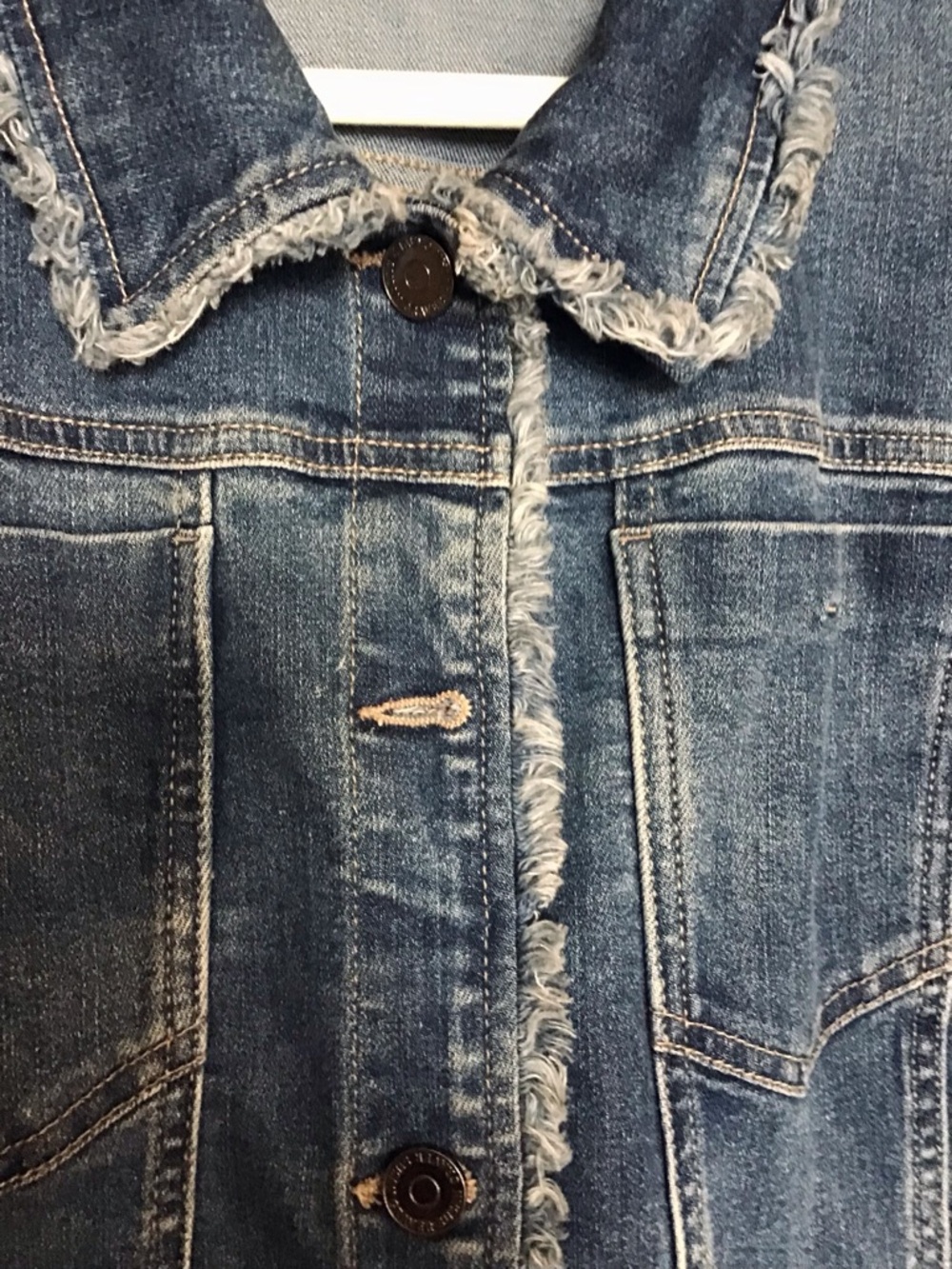 Susan Graver Dark Blue Denim Jacket - Picture 3 of 8